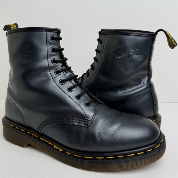 Dr. Martens Other - Vintage Dr. Martens England 1460 Metallic Graphite Shimmer Silver MIE Boots UK 9